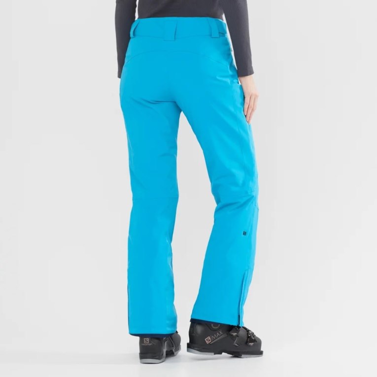 Turquoise Salomon The Brilliant Women's Ski Pants | IE DU1732